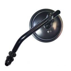 EMGO 2025/02 LUSTERKO HARLEY DAVIDSON 3" OKRĄGŁE KOLOR CZARNY PRAWE / LEWE (GWINT PRAWY M10)