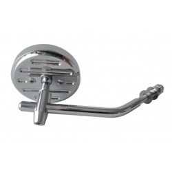 EMGO 2025/02 LUSTERKO HARLEY DAVIDSON 3" OKRĄGŁE CUSTOM BUFALO CHROMOWANE PRAWE / LEWE (GWINT PRAWY M10)