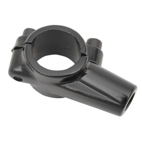 EMGO 2025/02 UCHWYT LUSTERKA Z OBEJMĄ NA KIEROWNICĘ 22MM (7/8") KOLOR CZARNY (OTWÓR 10MM)