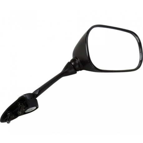 EMGO 2025/02 LUSTERKO YAMAHA YZF R1 '09-'14 PRAWE (OEM: 14B-26290-00) KOLOR CZARNY (WZÓR ORYGINAŁU) (HOMOLOGACJA)