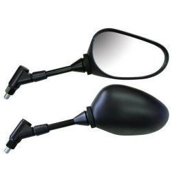 EMGO 2025/02 LUSTERKO YAMAHA XJ6N '14-'16, FZ8 FAZER '13-'15 PRAWE (OEM: 20S-26280-10) KOLOR CZARNY (WZÓR ORYGINAŁU) (HOMOLOGACJ