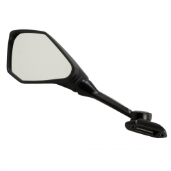 EMGO 2025/02 LUSTERKO KAWASAKI EX 300 NINJA '13-'17 LEWE (OEM: 56001-0239) KOLOR CZARNY (WZÓR ORYGINAŁU) (HOMOLOGACJA)