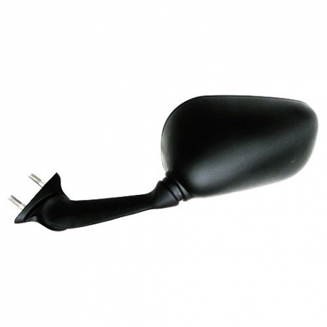 EMGO 2025/02 LUSTERKO YAMAHA YZF R6 '08-'16 LEWE (OEM: 13S-26280-0000) KOLOR CZARNY (WZÓR ORYGINAŁU) (HOMOLOGACJA)