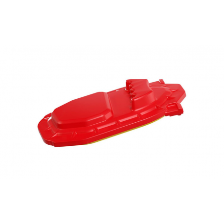 RACETECH (RTECH) POKRYWA FILTRA POWIETRZA (DO MYCIA MOTOCYKLA) KAWASAKI KXF 250 / KX-X 250 '25 KOLOR CZERWONY ŻÓŁTY