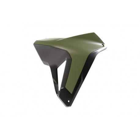 RACETECH (RTECH) 2024/12 RADIATOR SCOOPS NAVY GREEN-BLACK HONDA TRANSALP 750 2024 2025