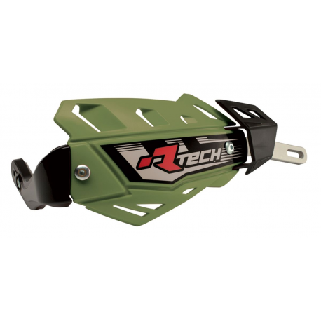 RACETECH (RTECH) OSŁONY RĄK ( HANDBARY ) YAMAHA T7 TENERE 700 '19-'24 KOLOR ZIELONY