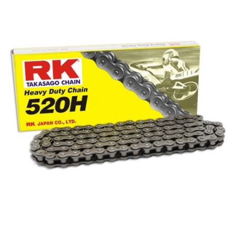 RK ŁAŃCUCH NAPĘDOWY 520H-110 ZAPINKA (CL) W ZESTAWIE KOLOR STANDARD (POJEMNOŚĆ: DO 250 CCM) (34,3 KN)