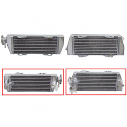 PSYCHIC CHŁODNICA KTM EXC/MXC/SX '250/300/380 '98-'03 WZMOCNIONA O STANDARDOWEJ POJEMNOŚCI LEWA (SZT.) (OEM: 50335007000)