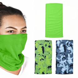 OXFORD KOŁNIERZ WIELOFUNKCYJNY WIATROODPORNY COMFY HAVOC GREEN 3 SZTUKI W OPAKOWANIU KOLOR CAMO/ZIELONY