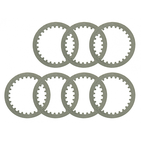 Nachman X, spojkové plechy Yamaha YZF400 98,WR400F 98-01,XT600 84-02,TT600R/RE/S/N 83-09 (134,0X100,3X1,2X27T)-7X (PS