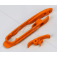 UFO x, chránič zadní vidlice (slider řetězu) KTM SX '11-'16, SXF '11-'15 oranžová barva