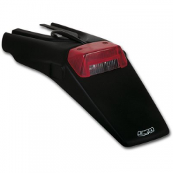 UFO x, zadní blatník se světlem a držákem SPZ, černá barva