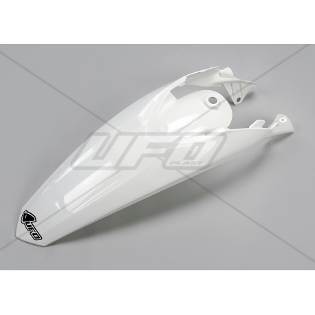 UFOx, zadní blatník, KTM EXC '12-'16 (s piny) bílá barva