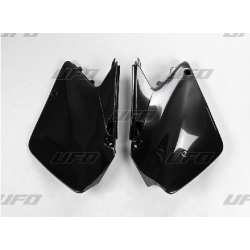 UFO x, podsedlové tabulky, Suzuki RM 125/250 '03-'05 černá barva