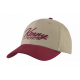KENNY RACING 2025 CZAPKA Z DASZKIEM MODEL DIRT ECRU KOLOR BEŻOWY/CZERWONY