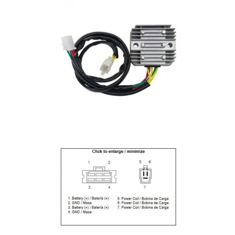 DZE REGULATOR NAPIĘCIA HONDA VT 700C SHADOW '86-'87 VT 800C SHADOW '88 (OEM 31600-MR6-000)