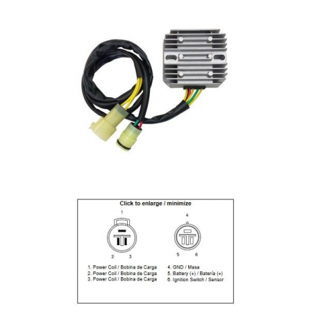 DZE REGULATOR NAPIĘCIA HONDA TRX 350 FOUR TRAX '86-'92 (31600-HA7-921)