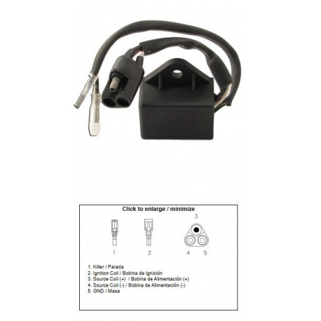 DZE MODUŁ ZAPŁONU CDI POLARIS 250R/ES TRAIL BOSS '88 (3083910)