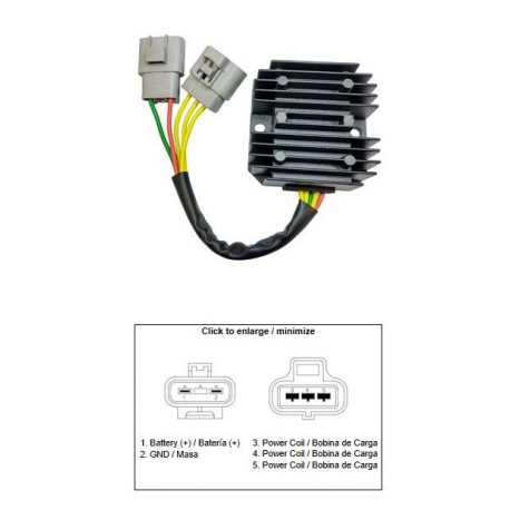 DZE REGULATOR NAPIĘCIA BENELLI TNT 250 TRK 250 BN 250 (299066080010 29906N490000)