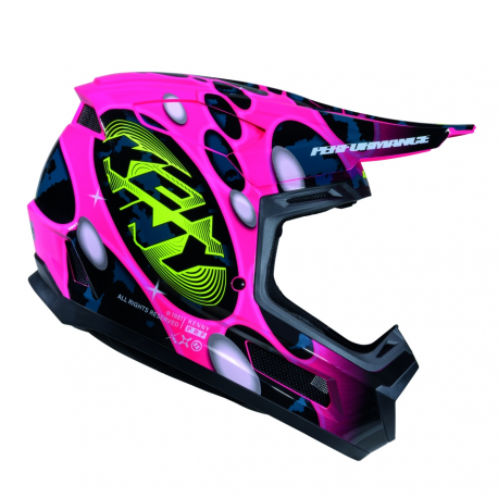 KENNY RACING KASK CROSS/ENDURO PERFORMANCE ERT GRAPHIC + POP SYSTEM KOLOR RÓŻOWY/CZARNY ROZMIAR XL