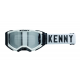 KENNY RACING GOGLE PERFORMANCE EVO 2 WHITE-CLEAR LENS- SZYBKA PRZEŹROCZYSTA KOLOR BIAŁY/CZARNY