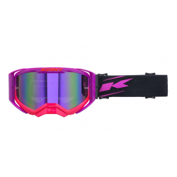 KENNY RACING GOGLE PERFORMANCE EVO 2 PURPLE MIRROR-LUSTRO KOLOR FIOLETOWY/CZARNY