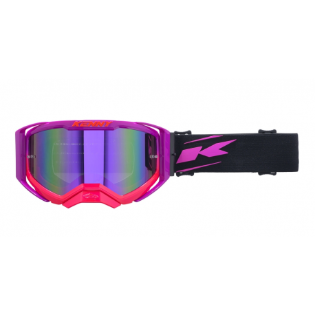 KENNY RACING GOGLE PERFORMANCE EVO 2 PURPLE MIRROR-LUSTRO KOLOR FIOLETOWY/CZARNY
