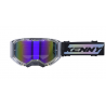 KENNY RACING GOGLE PERFORMANCE EVO 2 CLEAR SILVER MIRROR LENS-LUSTRO KOLOR SREBRNY/CZARNY