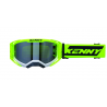 KENNY RACING GOGLE PERFORMANCE EVO 2 YELLOW WHITE SPLASH CLEAR LENS- SZYBKA PRZEŹROCZYSTA KOLOR ŻÓŁTY FLUO/CZARNY