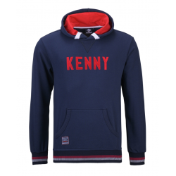 KENNY RACING BLUZA Z KAPTUREM SUZUKA KOLOR NIEBIESKI/CZERWONY ROZMIAR XL