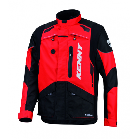 KENNY RACING KURTKA ADVENTURE/ENDURO TITANIUM RED KOLOR CZERWONY ROZMIAR L