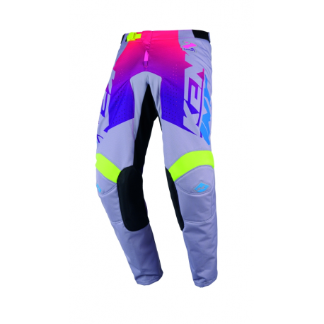 KENNY RACING SPODNIE CROSS/ENDURO TRACK ZOOM GREY WHITE KOLOR SZARY ROZMIAR L (34)