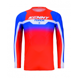 KENNY RACING KOSZULKA CROSS/ENDURO FORCE BEACH ORANGE KOLOR POMARAŃCZOWY/NIEBIESKI ROZMIAR M