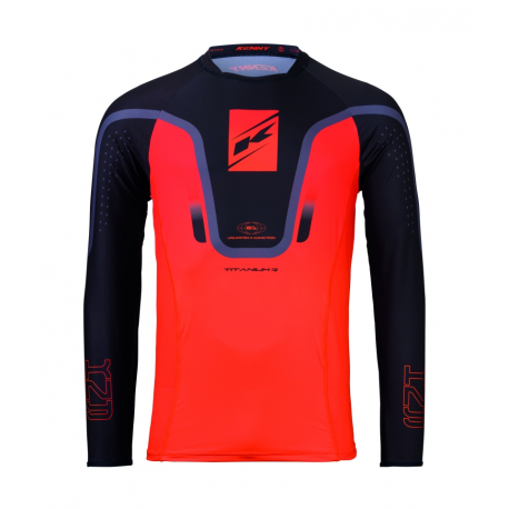 KENNY RACING KOSZULKA CROSS/ENDURO TITANIUM GRADIENT ORANGE KOLOR POMARAŃCZOWY ROZMIAR XXL