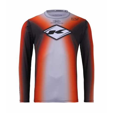 KENNY RACING KOSZULKA CROSS/ENDURO TRACK KID/JUNIOR/DZECIĘCE FOCUS ORANGE KOLOR POMARAŃCZOWY ROZMIAR XXS (7/9 LAT)
