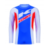 KENNY RACING KOSZULKA CROSS/ENDURO TRACK KID/JUNIOR/DZECIĘCE ZOOM PATRIOT KOLOR NIEBIESKI/CZERWONY/BIAŁY ROZMIAR XXS (7/9 LAT)