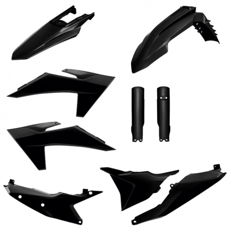 POLISPORT KOMPLET PLASTIKÓW (FULL KIT) KTM EXC/EXC-F/XC-W/XC-WF TBI '24-'25 W ZESTAWIE OSŁONY AMORTYZATORÓW (8352500002) KOLOR C