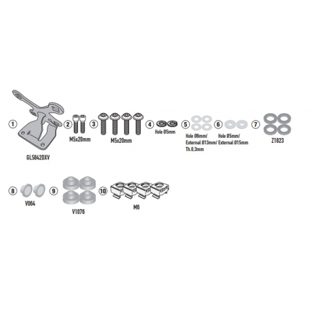KAPPA 2025/01 MOCOWANIE SZYBY 1173SK HONDA CB 650 R '24-,
