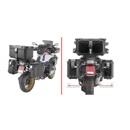 KAPPA 2025/05 STELAŻ KUFRÓW BOCZNYCH MONOKEY CAM SIDE BMW R 1200 GS / ADV '13-'18, R 1250 GS / ADV '19-'24 - POD KUFRY KVG K'VOY