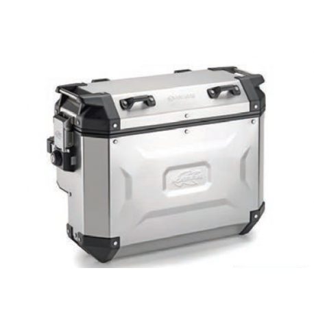 KAPPA 2025/05 KUFER BOCZNY 33L MONOKEY CAM SIDE KVGS33A K'VOYAGER ALUMINIOWY PRAWY KOLOR SREBRNY - WCIĘTY