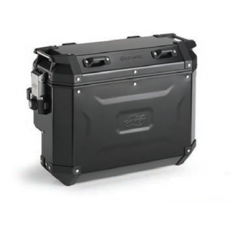 KAPPA 2025/05 KUFER BOCZNY 33L MONOKEY CAM SIDE KVGS33B K'VOYAGER ALUMINIOWY PRAWY KOLOR CZARNY ANODOWANY - WCIĘTY