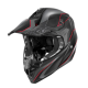 KAPPA KASK KV49 EVO CHASER CROSS KOLOR CZARNY SZARY CZERWONY MATT ROZMIAR 56 / S ( HOMOLOGACJA ECE 22R06 )