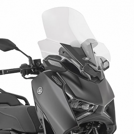 KAPPA 2026/01 SZYBA YAMAHA X-MAX 300 TECH MAX '25- (58,5 CM X 58 CM) PRZEZROCZYSTA (10 CM WYZSZA OD ORYGINALNEJ)