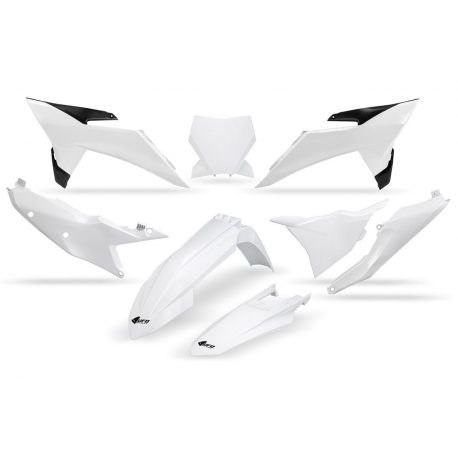 UFO KOMPLET PLASTIKÓW KTM SX 125 / 150 / 250 / 300 '25, SXF (SX-F) 250 / 350 / 450 '25 KOLOR BIAŁY