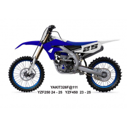 UFO 2025/04 KOMPLET PLASTIKÓW (FULL KIT) Z OSŁONAMI TELESKOPÓW (AMORTYZATORÓW) YAMAHA YZF 250 '24-'25, YZF 450 '23-'25 KOLOR NIE