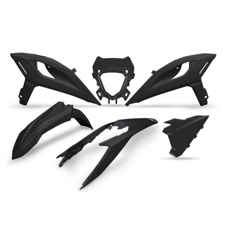 UFO 2025/11 KOMPLET PLASTIKÓW BETA RR 2T/4T 250 / 300 / 350 / 400 / 450 '25-'26 KOLOR CZARNY