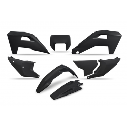 UFO 2025/11 KOMPLET PLASTIKÓW HUSQVARNA FE 250 / 350 / 450 / 501 '25-'26, TE 250 / 300 HERITAGE '25-'26 KOLOR CZARNY