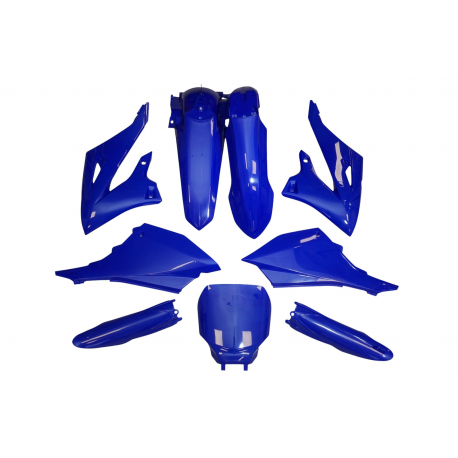 UFO 2025/11 KOMPLET PLASTIKÓW (FULL KIT) Z OSŁONAMI TELESKOPÓW (AMORTYZATORÓW) YAMAHA YZ 125 / 250 '22-'26 KOLOR NIEBIESKI - RES