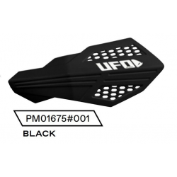 UFO 2025/12 OSŁONY RĄK (HANDBARY) HORUS KOLOR CZARNY (LISTKI - POTRZEBNE MOCOWANIE PM01669, PM01665, PM01666 LUB PM01667)