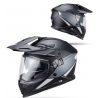 UFO 2026/01 KASK COSMOS OFFROAD / DUAL / TOURER / CROSSOVER Z SZYBĄ, DASZKIEM I BLENDĄ PRZECIWSŁONECZNĄ KOLOR CZARNY/SZARY ROZMI